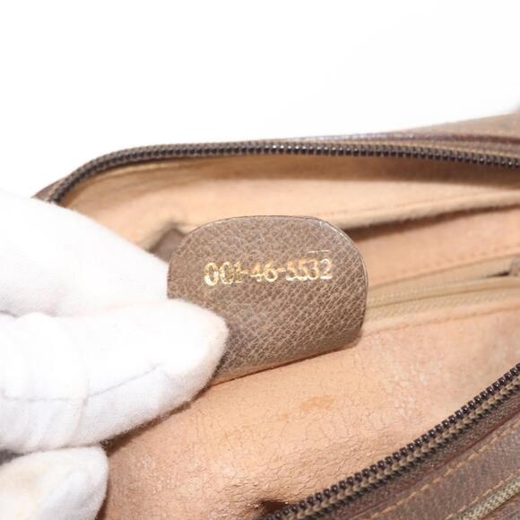 GUCCI GG Supreme Shoulder Bag PVC Beige Silver 001 46 5532 Auth 144096 - Picture 12 of 16